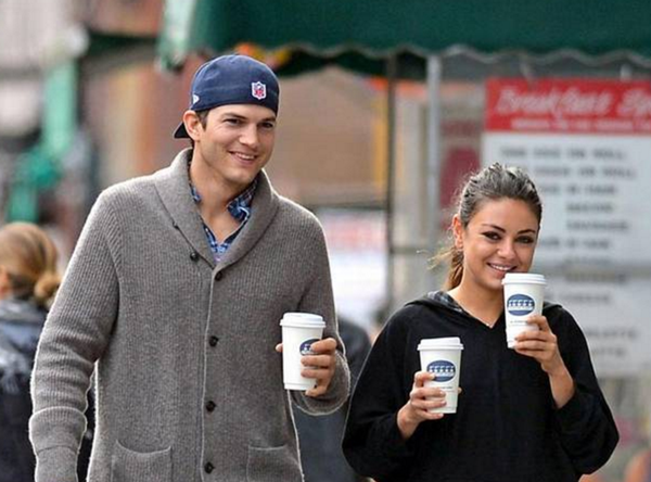 ▲애쉬튼 커쳐, 밀라 쿠니스 부부(사진=SPLASH NEWS)