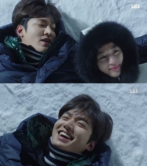 ▲'푸른 바다' 이민호 전지현(사진=SBS 수목드라마 '푸른 바다의 전설' 캡처)