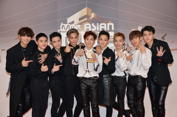 ▲엑소(사진=CJ E&M)