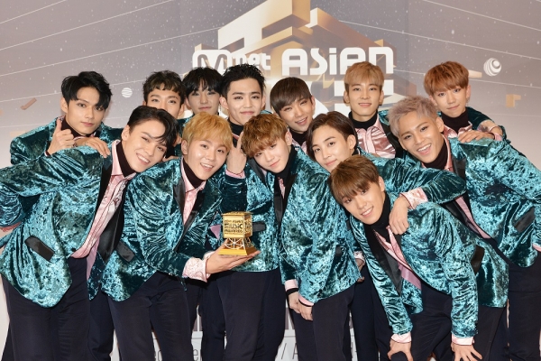 ▲세븐틴(사진=CJ E&M)