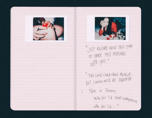 ▲가수 백예린 'Love you on Christmas' 티저 이미지(사진=JYP엔터테인먼트)