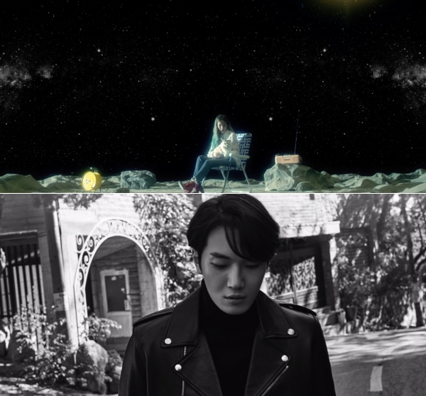 ▲헤이즈(위쪽)와 김필(사진=헤이즈 SNS, CJ E&M 음악부문)