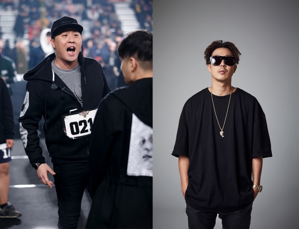 ▲'고등래퍼' MC를 맡은 방송인 정준하(왼쪽)와 하하(사진=CJ E&M)