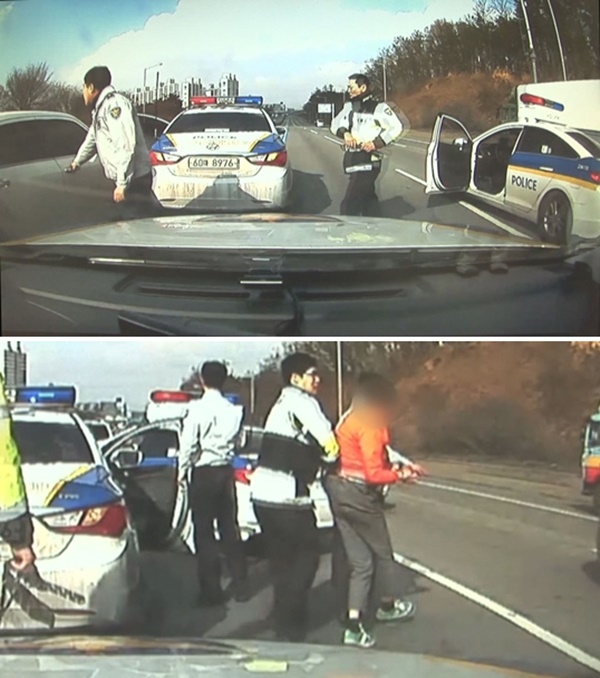 ▲'맨 인 블랙박스'에서 단독으로 공개되는 마약범 검거 모습(사진=SBS)