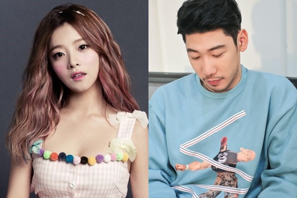 ▲열애설이 제기된 가수 벤, 포티(좌측부터)(사진=더 바이브, YNB엔터테인먼트)