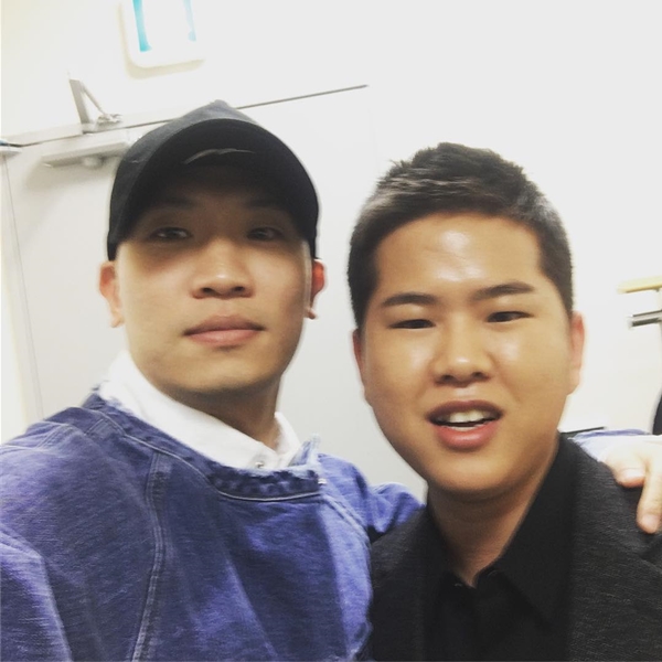 ▲다이나믹듀오 개코, '슈퍼스타K 2016' 우승자 김영근(사진=개코 인스타그램)