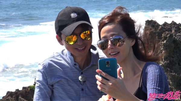 ▲'불타는 청춘' 김국진 강수지 커플(사진=SBS '불타는 청춘')