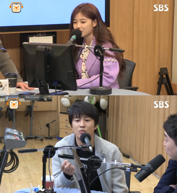 ▲'컬투쇼' 김유정 차태현(사진=sbs 파워FM)