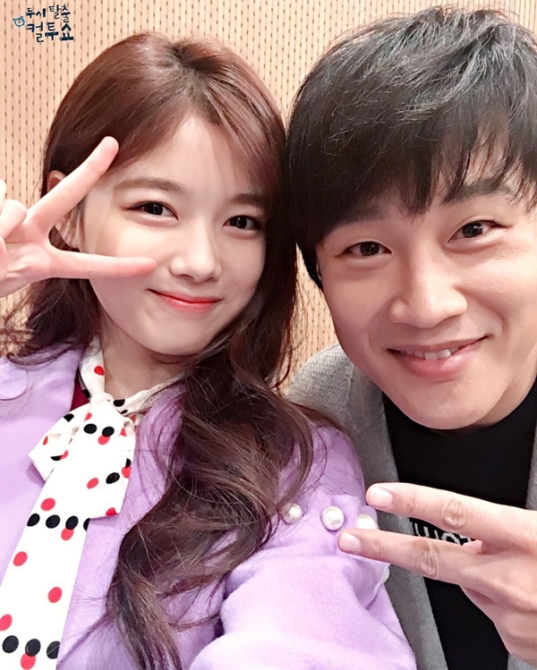 ▲배우 김유정, 차태현(사진=SBS '두시탈출 컬투쇼' 공식 인스타그램)