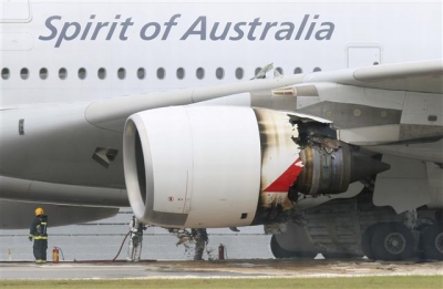 ▲타스 항공사 소속 에어버스 A380 여객기 출처 = AP뉴시스