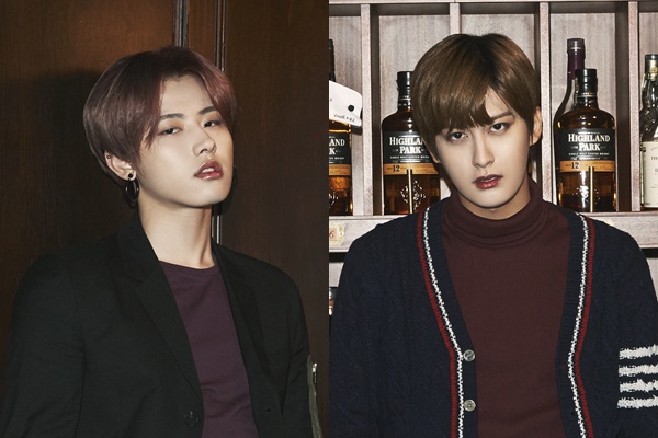 ▲블락비 유권(좌), 재효(사진=세븐시즌스)