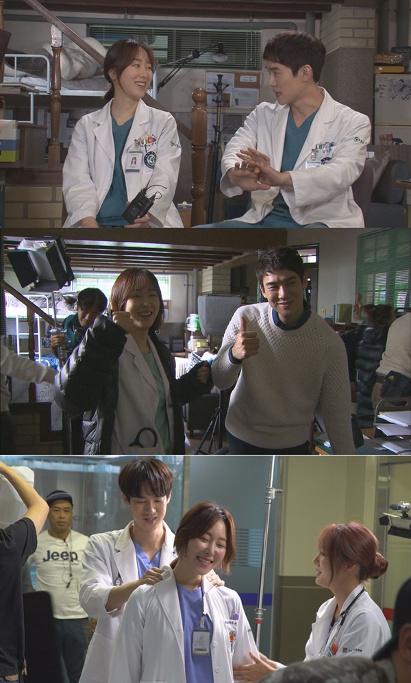 ▲'본격연예 한밤'에서 공개되는 SBS 월화드라마 '낭만닥터 김사부' 촬영현장(사진=SBS)