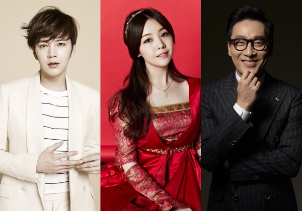 ▲'2016 SBS 연기대상' MC를 맡은 배우 장근석, 걸그룹 걸스데이 민아, 방송인 이휘재(좌측부터)(사진=SBS)