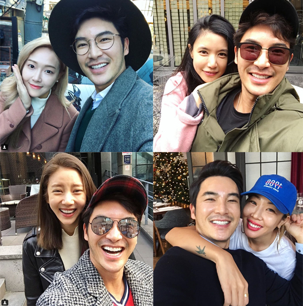 ▲스타일리스트 김우리가 화려한 인맥을 자랑했다.(사진=김우리 인스타그램)