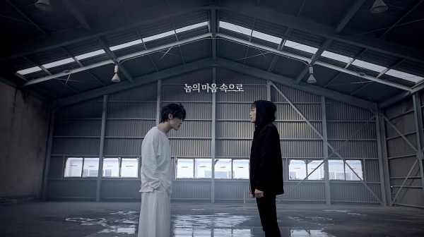 ▲뮤지컬 '데스노트' 김준수(왼쪽)과 한지상(사진=씨제스컬처)
