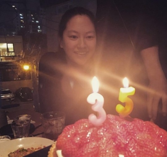 (▲신애 인스타그램, 셋째 출산)