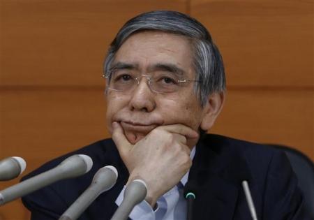 ▲구로다 하루히코 일본은행 총재. 신화뉴시스