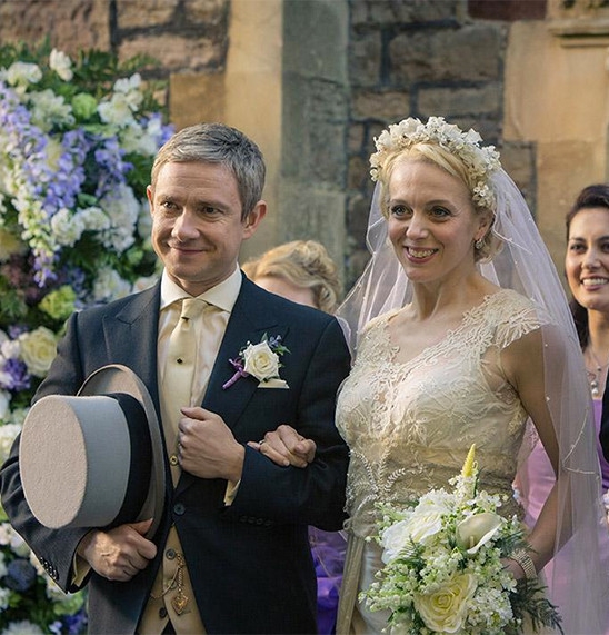 ▲마틴 프리먼, 아만다 애빙턴(출처=BBC One)