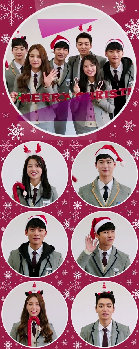 ▲(출처=JTBC '솔로몬의 위증' 출연진 크리스마스 인사 영상 캡처)