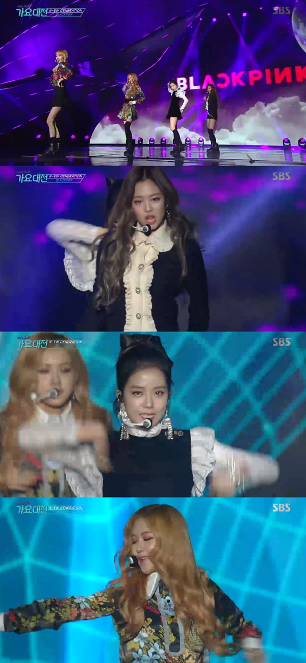 ▲'2016 SAF SBS 가요대전'에 참석한 그룹 블랙핑크(사진=SBS)