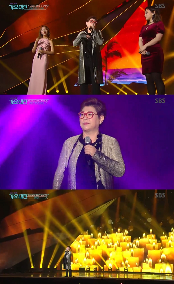 ▲가수 양희은(사진=SBS '2016 SAF SBS 가요대전')