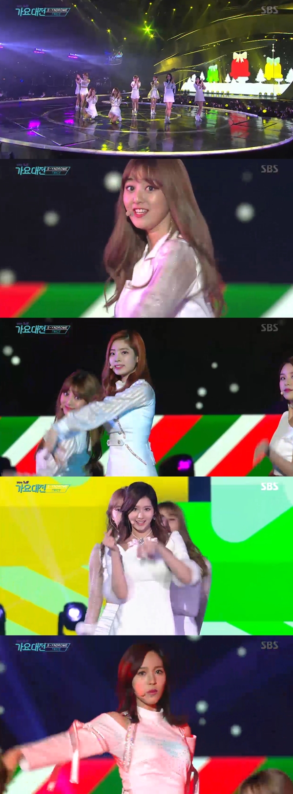 ▲그룹 트와이스(사진=SBS '2016 SAF SBS 가요대전')