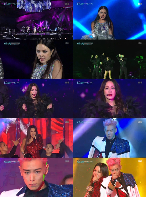 ▲가수 엄정화(사진=SBS '2016 SAF SBS 가요대전')