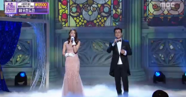 ▲이시영 김성주(2016 MBC 연예대상)