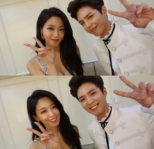 ▲설현, 박보검(출처=설현 인스타그램)