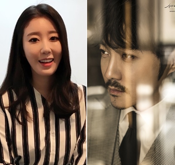 ▲가수 나비(왼쪽)와 KCM(사진=나비 SNS, 세번걸이엔터테인먼트)