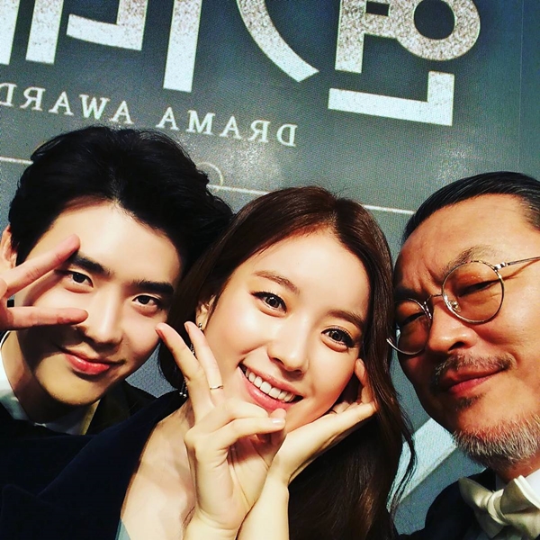 ▲배우 이종석, 한효주, 김의성(사진=김의성 인스타그램)