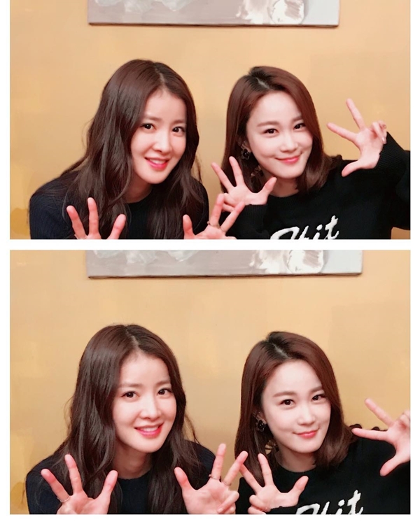 ▲배우 이시영, 개그맨 김지민(사진=김지민 인스타그램)