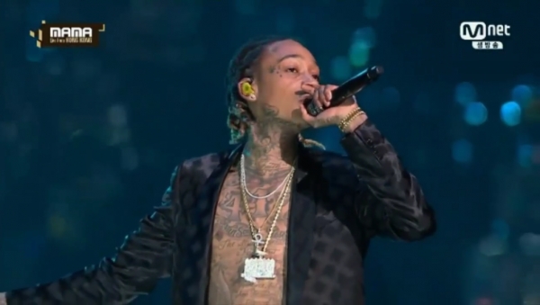 ▲위즈 칼리파(사진='2016 MAMA' 방송화면)