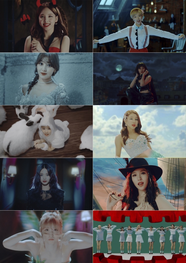 ▲트와이스 'TT' 뮤직비디오(사진=JYP엔터테인먼트)