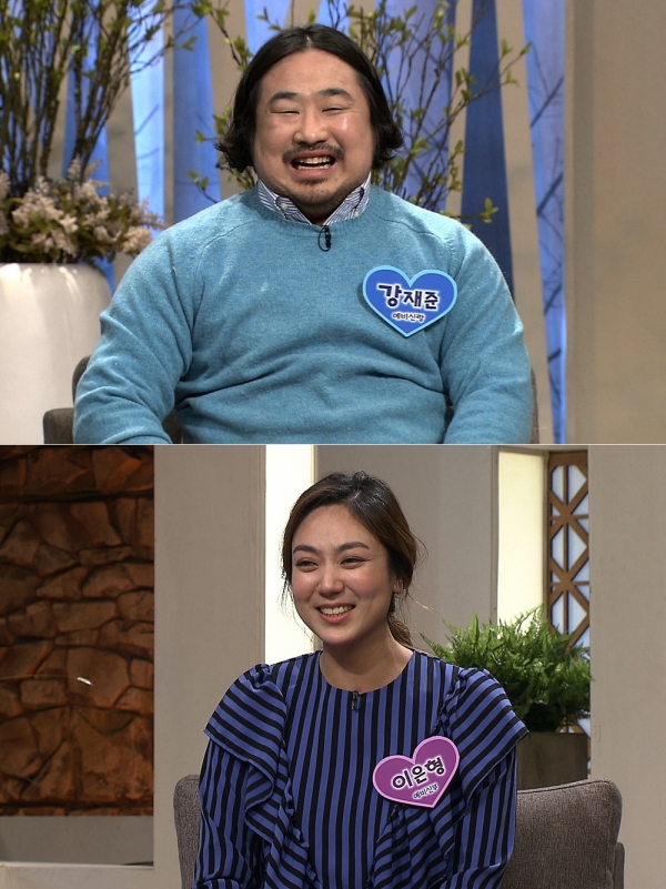 ▲오는 4월 결혼 예정인 개그맨 강재준 이은형 커플(사진=SBS)