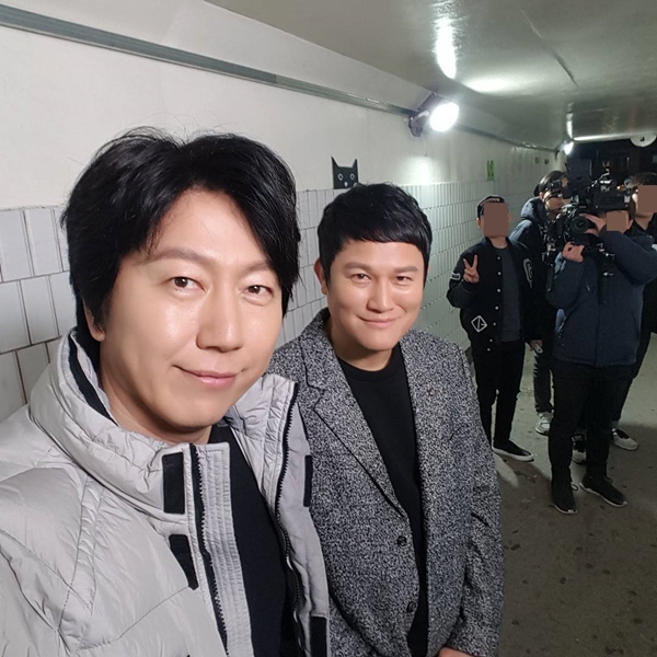 ▲배우 김수로, 강성진(사진=김수로 인스타그램)