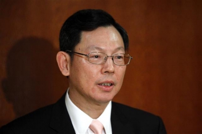 ▲노먼 찬 홍콩 금융관리국(HKMA) 총재. 사진=블룸버그