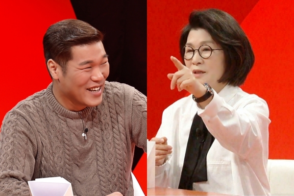 ▲'미운우리새끼' 서장훈, 김건모 어머니(사진=SBS)