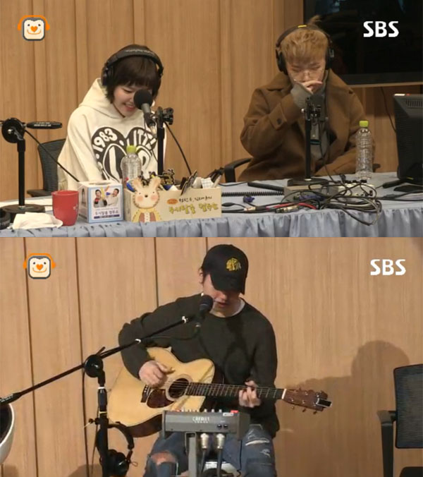 ▲‘이 아침 김창완입니다’ 악동뮤지션-샘김(사진=sbs 파워FM)