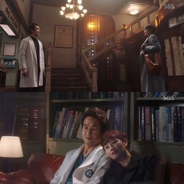 ▲'낭만닥터 김사부' 번외편 한석규 김혜수(사진=SBS 월화드라마 '낭만닥터 김사부' 번외편 캡처)