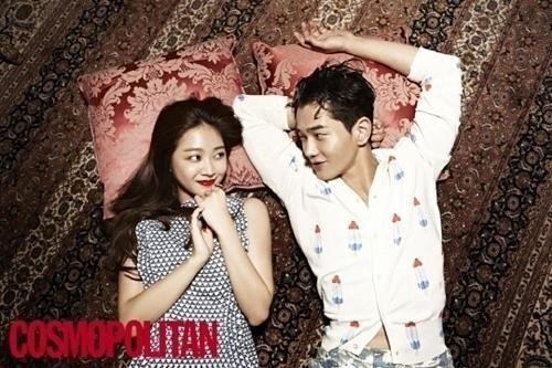 ▲온주완 조보아(코스모폴리탄)