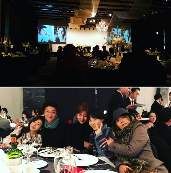 ▲22일 강소라가 박하선 류수영 결혼식 참석 사진을 게재했다.(사진=강소라 인스타그램)