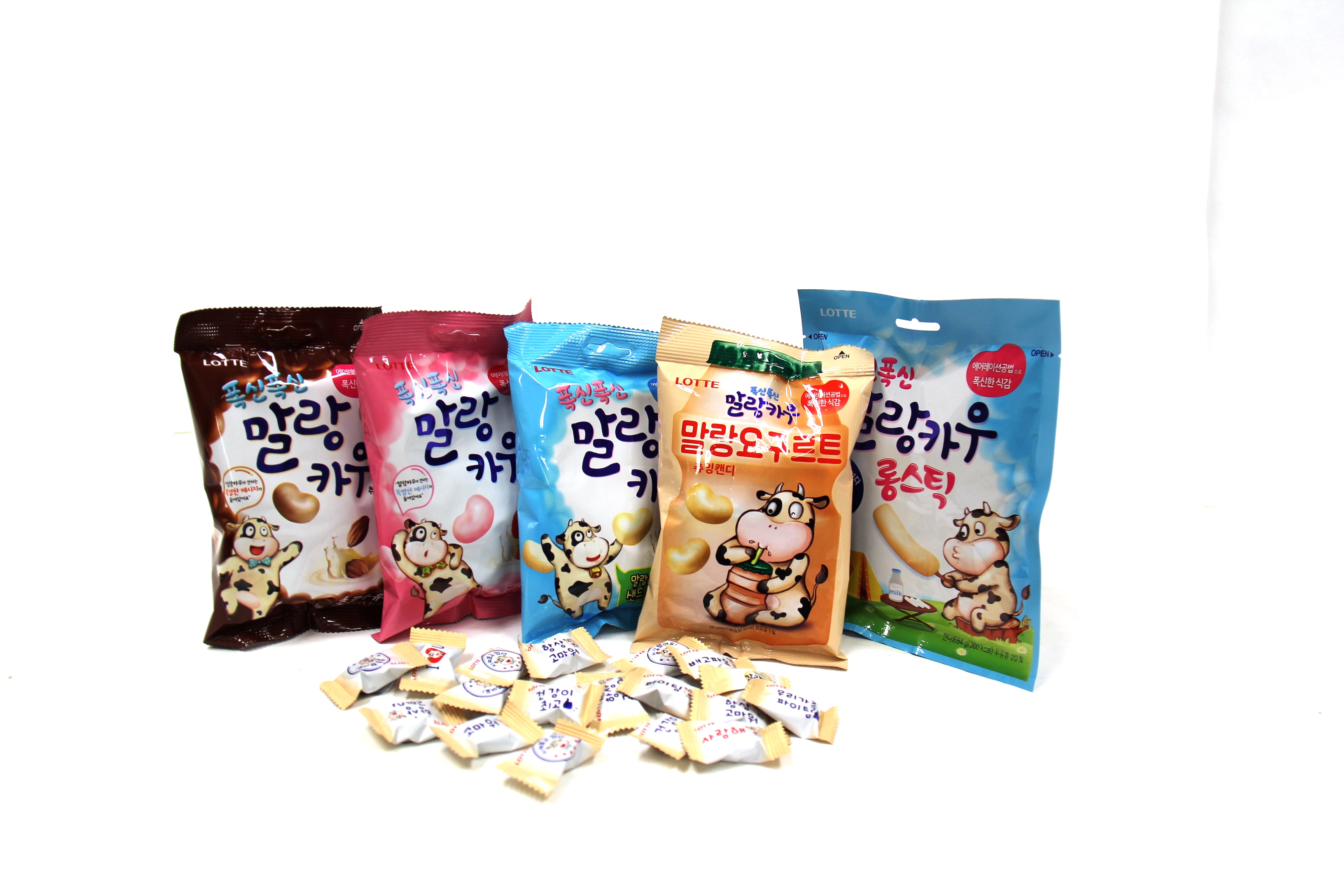 롯데제과 말랑카우, 요구르트를 만나다