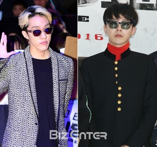 ▲싱어송라이터 자이언티(좌측)와 그룹 빅뱅 지드래곤(사진=비즈엔터 DB)