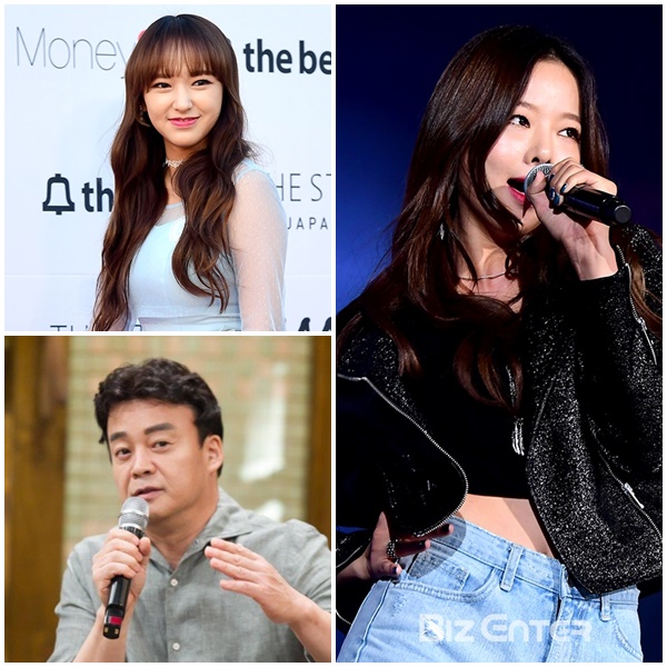 ▲성소-솔지-백종원(비즈엔터DB-tvN)