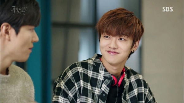 ▲그룹 크로스진 신원호(사진=SBS '푸른바다의 전설')