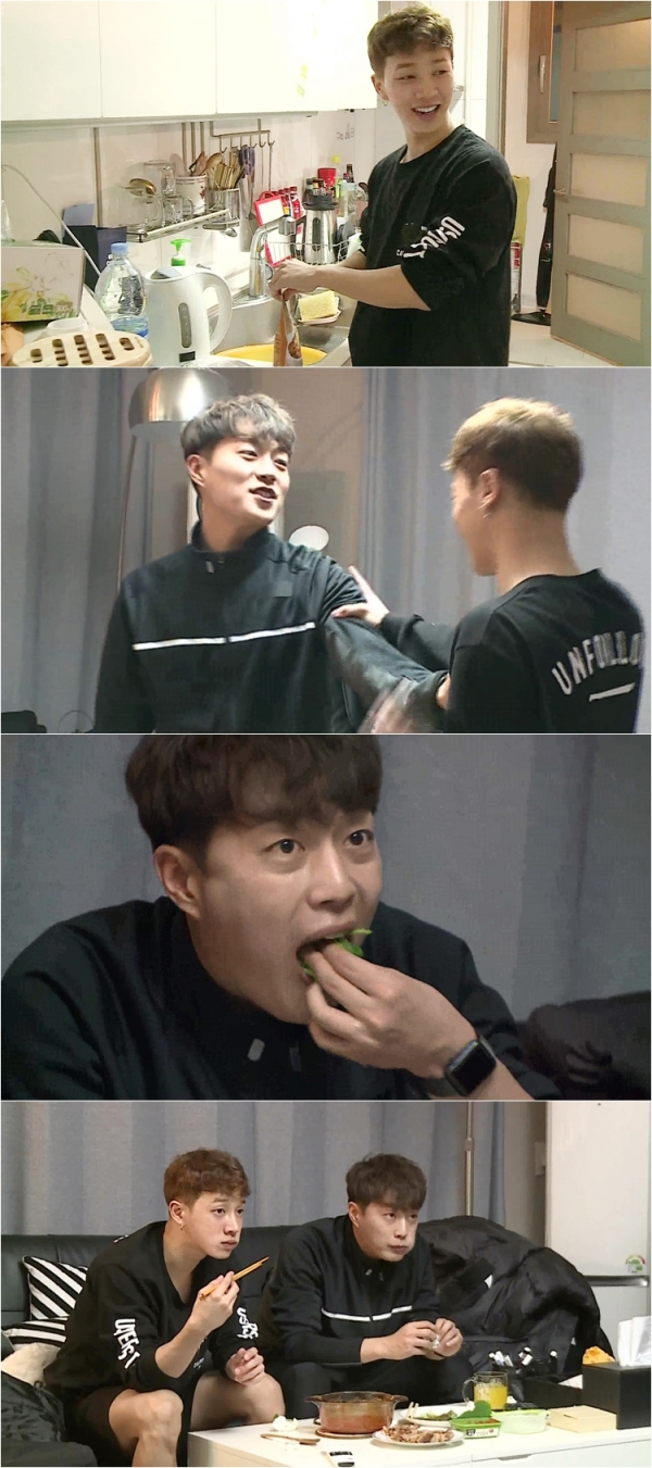 ▲'나혼자산다' 이기광, 윤두준(출처=MBC '나 혼자 산다' 영상 캡처)