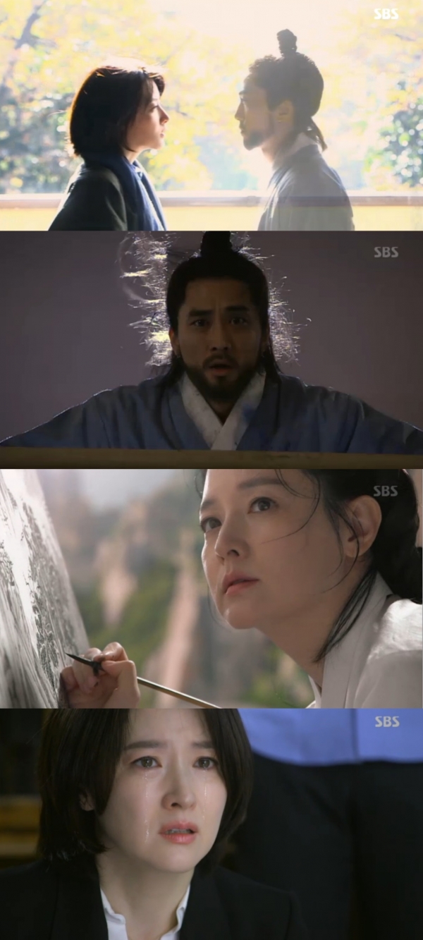 ▲'사임당 빛의 일기' 이영애, 송승헌(사진=SBS 새 수목드라마 '사임당 빛의 일기' 캡처)