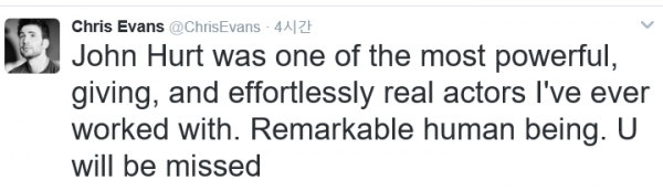 (사진=크리스 에반스 SNS)