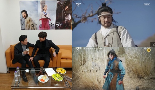 (▲MBC 월화드라마 '역적' 윤균상, 김상중, 윤균상 인스타그램)